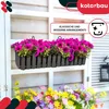 KOTARBAU® Blumenkasten Balkon Blumentopf Selbstbewässernd Produktbild-Vorschau 4