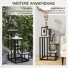 Metall Blumenregal 4 Etagen Indoor Outdoor 34x34x70 cm Produktbild-Vorschau 6