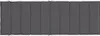 A flat lay of a dark gray padded lounger cushion. Podgląd zdjęcia produktu