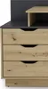 byliving Schreibtisch BELFAST, Artisan Eiche - Anthrazit, Produktbild-Vorschau 4
