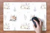 MuchoWow® Schreibtischunterlage Winter - Hasen - Rehe 60x40 Produktbild-Vorschau 3
