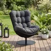 di volio Gartensessel SALO - schwarz, Lounge Sessel aus Produktbild-Vorschau 3