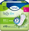 A package of TENA Lady Slim mini incontinence pads. Podgląd zdjęcia produktu