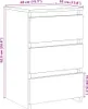 vidaXL Table de nuit Artisan-Chêne 40x35x62,5 cm Bois Voir les images du produit 8