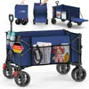 bollerwagen pliable 100kg frein poche latérale hayon Voir les images du produit 1