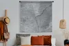 MuchoWow® Wandteppich Wandbehang Beton - Grau - Riss Produktbild-Vorschau 4