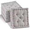 Beautissu Set di 4 cuscini da pavimento Mila, 40x40 cm, Anteprima dell’immagine prodotto 1