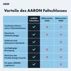 AARON Faltschloss 85cm - Fahrradschloss Sicherheitsstufe 14 Produktbild-Vorschau 3