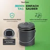 YourCasa Biomülleimer Küche 4L mit Aktivkohlefilter -  Produktbild-Vorschau 6