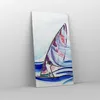 Bild auf Leinwand - Leinwandbild - Windsurfen Grafik Produktbild-Vorschau 4