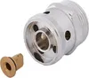A polished chrome plumbing fitting and a brass component are shown against a white background. Náhled obrázku produktu