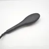 A black electric hair straightening brush is shown on a white background. Produktbild-Vorschau
