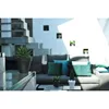 Blumentopf Riviera Weiß Kunststoff Quadratisch Ø 50 cm Produktbild-Vorschau 4