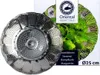 A stainless steel steamer basket next to packaging that shows broccoli. Produktbild-Vorschau