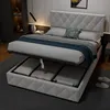 MODFU Čalouněná postel Boxspring hydraulická 140 × 200 cm s Náhled obrázku produktu 3
