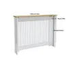 FATIVO Kryt topení 112×20×92,5 cm – Vysoký kryt topení v Náhled obrázku produktu 5