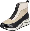 Remonte Stieflette mit Zipp in beige, Gr. 40 Produktbild-Vorschau 40