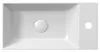 Lavabo in Vetroceramica KUBE X 50x25 cm, destra/sinistra, Anteprima dell’immagine prodotto 3