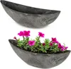 Große Pflanzschalen oval, schwarz 55 cm für außen Produktbild-Vorschau 1