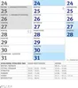 MB 13 – Ročný plánovač 2027 – Nástenný plánovač Kalendár Náhľad obrázku produktu 3