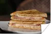 MuchoWow® Poster Gestapeltes Sandwich zum Frühstück oder Produktbild-Vorschau 1