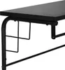 Close-up of the black metal frame and black top of a coat rack. Anteprima dell’immagine prodotto
