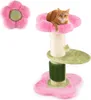 A cat tree with a cat on top, shown with a separate close-up of the top perch. Produktbild-Vorschau