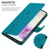 Cadorabo kryt pro Samsung Galaxy A35 v barvě FLORAL BLUE Náhled obrázku produktu 4