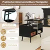 GOPLUS Couchtisch höhenverstellbar, Kaffeetisch mit Produktbild-Vorschau 4
