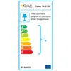 Wandleuchte Keramik OSKAR 1xE27 15W Keramik/Glas 8x16x34cm Produktbild-Vorschau 19