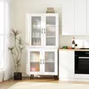 COSTWAY 178,5 cm Küchenschrank, Küchenregal mit 4 Produktbild-Vorschau 2