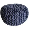 Pouf in maglia pouf sedile pouf sedile pouf in maglia Anteprima dell’immagine prodotto 1