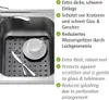 Spülbeckeneinlage Kristall Eckig Schwarz Produktbild-Vorschau 2