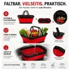 Einkaufskorb 2er Set Faltkorb Wäschekorb Korb Faltbar 17L Produktbild-Vorschau 4