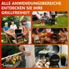 Sunjas Holzkohlegrill mit integriertem Thermometer, Produktbild-Vorschau 5