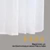 Witte douchegordijn, 300 x 200 cm. Waterdicht en Productafbeelding-voorbeeld 4