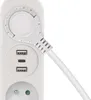 Prodlužovací kabel 1,4 m / 2 zásuvky+2×USB-A+1×USB-C / bílý / PVC / 1,5 mm2 Náhled obrázku produktu