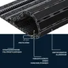 POLENTEX Aluminium Fußmatte für Türen mit Rahmen 80x60 cm, Produktbild-Vorschau 2
