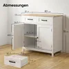 HOKEEPER : meuble de cuisine, buffet de salon, commode à 2 Voir les images du produit 5
