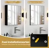 COSTWAY Spiegelschrank Bad, Wandschrank Badezimmerschrank Produktbild-Vorschau 7