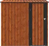 vidaXL Capannoni da giardino Marrone 203,5 x 73 x 200 cm Anteprima dell’immagine prodotto 5