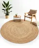 carpetfine Tapis Jute Nele Ronde couleur naturelle beige Ø Voir les images du produit 1