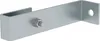 A single, galvanized steel bracket with a U-shaped end and a right-angled extension with a hole, attached by a bolt and nut. Produktbild-Vorschau