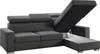 Ecksofa TOKIO Webstoff Anthrazit Grau mit Bett und Produktbild-Vorschau 6