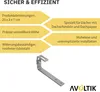 4er Dachhaken Schindel Schiefer A2 Edelstahl Dach Produktbild-Vorschau 5