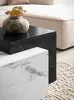 WOHNLING Couchtisch 120x60x40 cm Weiß Schwarz Sofatisch in Produktbild-Vorschau 4