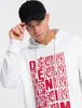 Ombre Clothing Herren-Kapuzenpullover mit Kapuze Jael weiß Produktbild-Vorschau 1