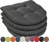 sunnypillow 4er Set Stuhlkissen 40x40 cm Polsterauflage 5cm Produktbild-Vorschau 1