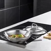 Wok Fissler con coperchio in metallo 30 cm Anteprima dell’immagine prodotto 2