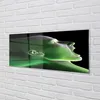 Glasbilder 125x50 Wandkunst Der Kopf Mann grünes Licht Produktbild-Vorschau 2